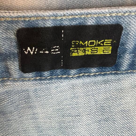 SMOKE RISE for BUCKLE Roxy Blue Stretch Shorts in Light Blue Men's 42 Waist - Picture 10 of 14